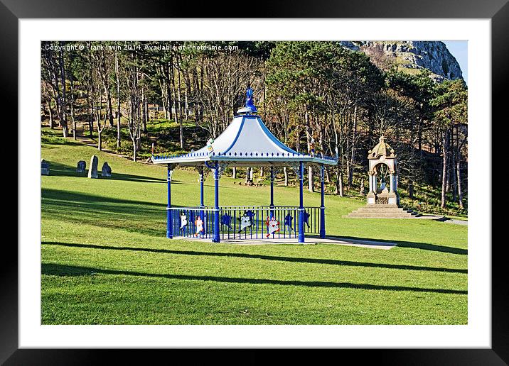 Happy Valley, Alice themed bandstand Framed Mounted Print by Frank Irwin