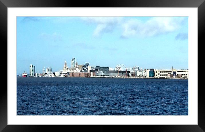 Ferry Cross The Mersey Framed Mounted Print by Emma Ward