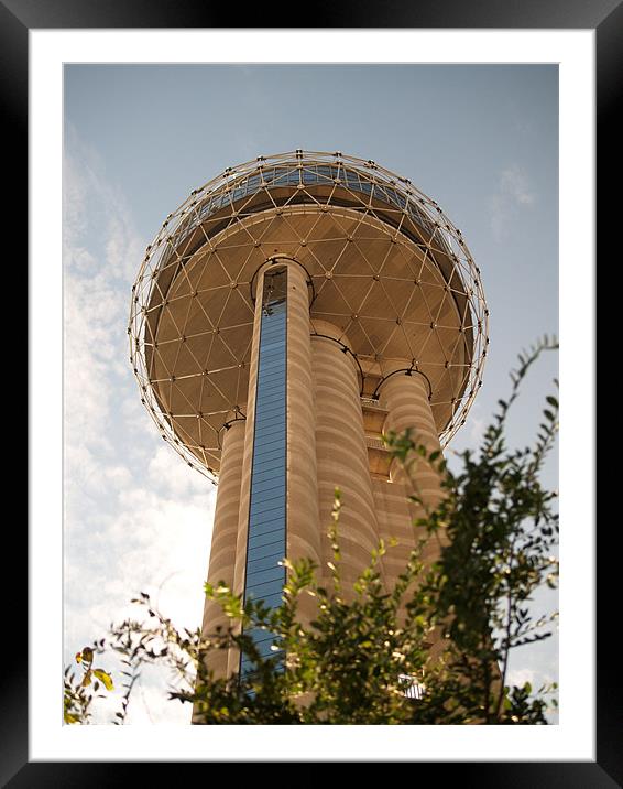 Dallas Reunion Tower Framed Mounted Print by Patti Barrett