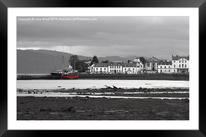 Inveraray and The Arctic Penguin Framed Mounted Print by Jane Braat