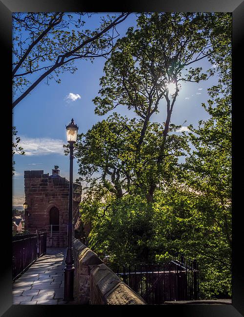 Chester City Walls, Chester, England, UK Framed Print by Mark Llewellyn