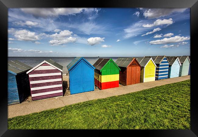Colourful huts Framed Print by Thanet Photos