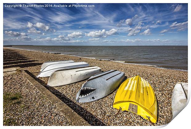 Shark boat Print by Thanet Photos