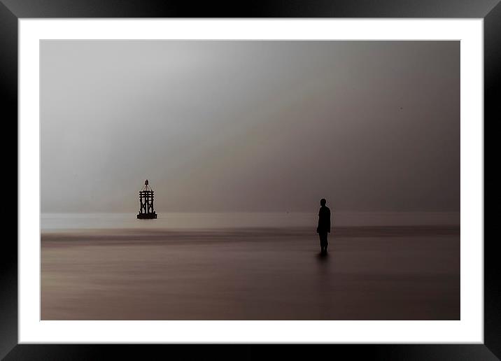 dreamy at sea Framed Mounted Print by Mark  Clair