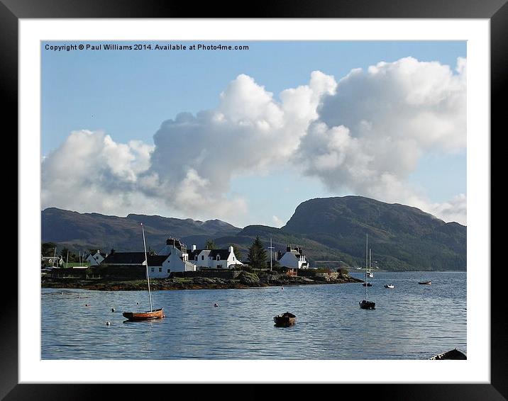 Plockton, Wester Ross Framed Mounted Print by Paul Williams