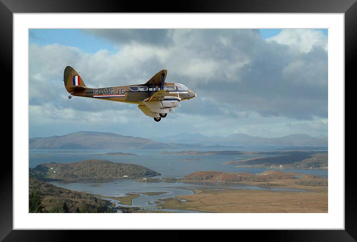 DH89 Dragon Rapide  Back in the day.......... Framed Mounted Print by Pat Speirs
