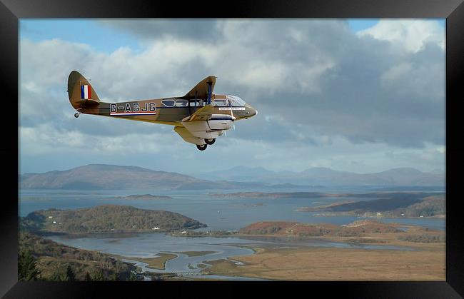 DH89 Dragon Rapide  Back in the day.......... Framed Print by Pat Speirs