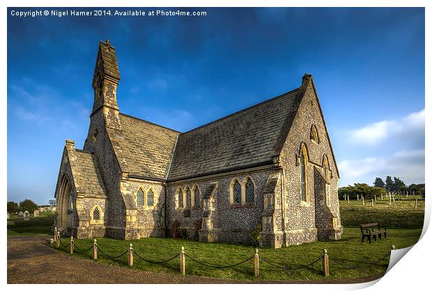 Mount Joy Chapel Print by Wight Landscapes