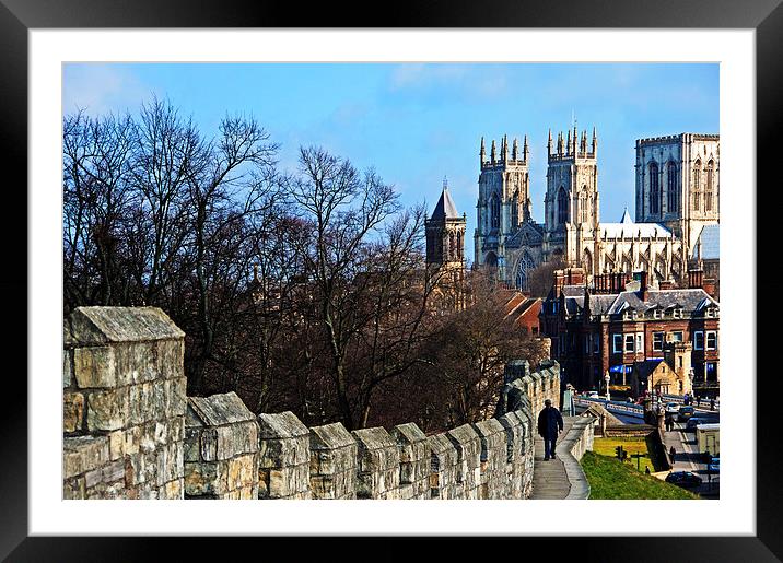 From the City Wall Framed Mounted Print by Joyce Storey