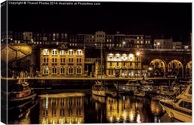 Ramsgate reflections Canvas Print by Thanet Photos