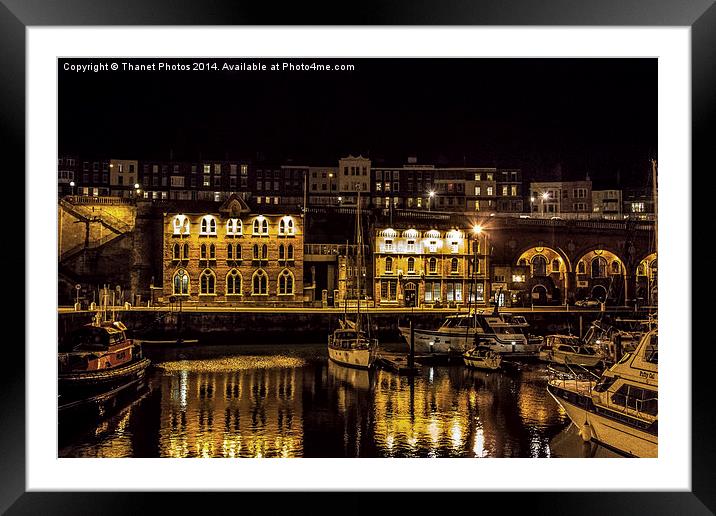 Ramsgate reflections Framed Mounted Print by Thanet Photos