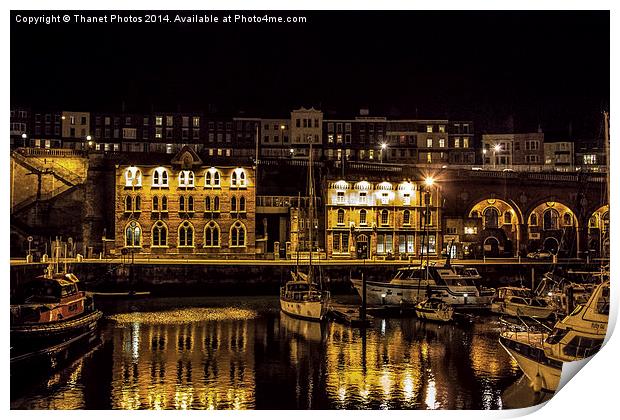 Ramsgate reflections Print by Thanet Photos