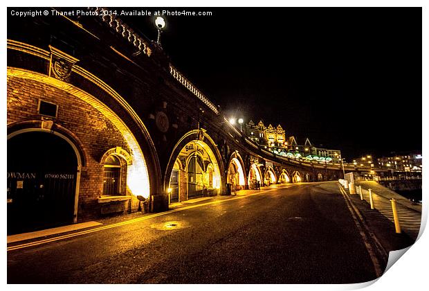under the arches Print by Thanet Photos