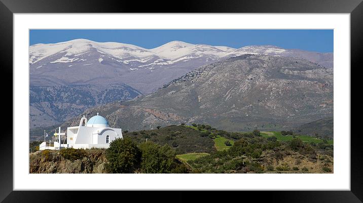Closer to the source panoramic Framed Mounted Print by Rod Ohlsson