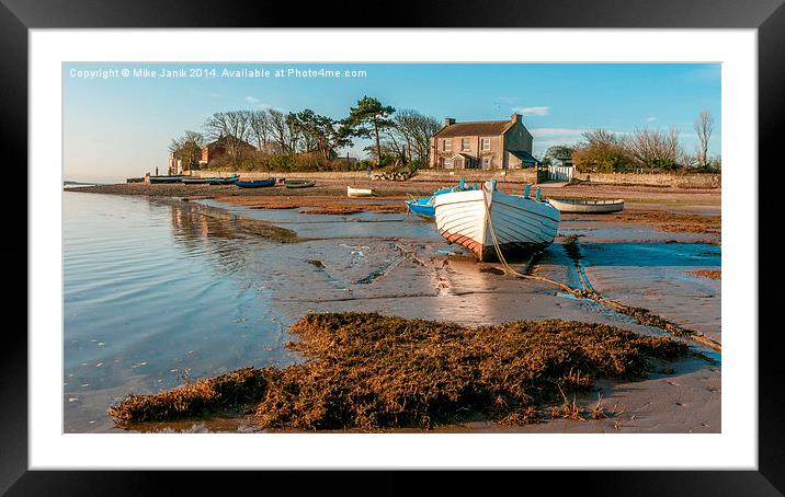 Boats Framed Mounted Print by Mike Janik