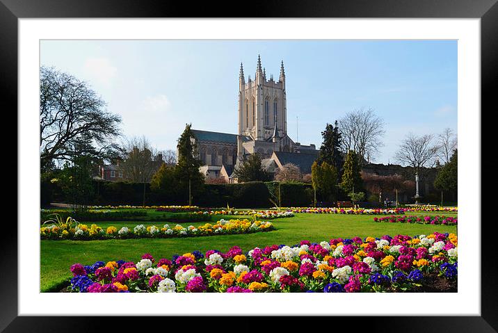 St Edmundsbury Cathedral Framed Mounted Print by Jason Moss