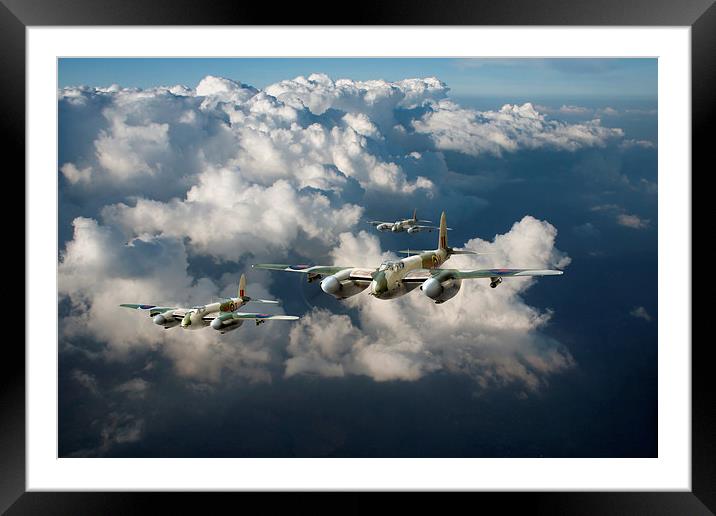 Mosquitos above clouds Framed Mounted Print by Gary Eason