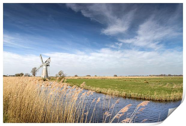Thurne Mill Print by Stephen Mole