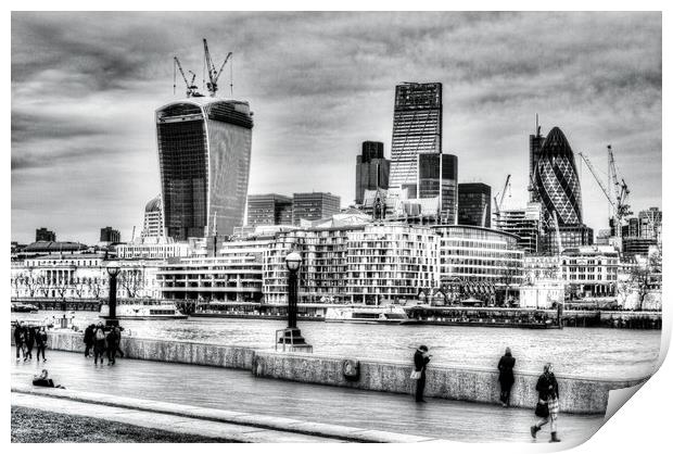 City of London Print by David Pyatt