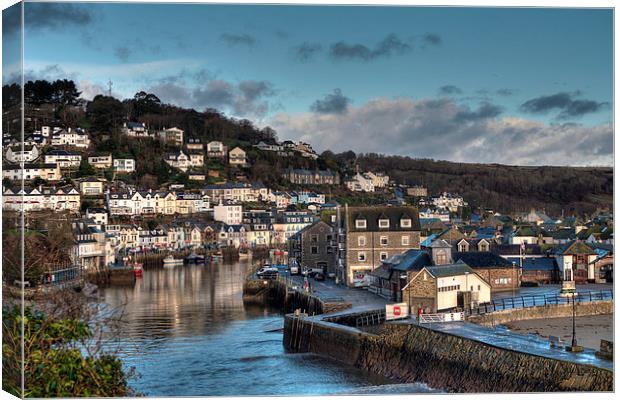 Peaceful day on the Looe River Canvas Print by Rosie Spooner