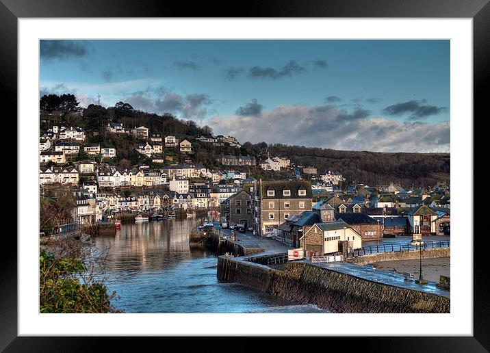 Peaceful day on the Looe River Framed Mounted Print by Rosie Spooner