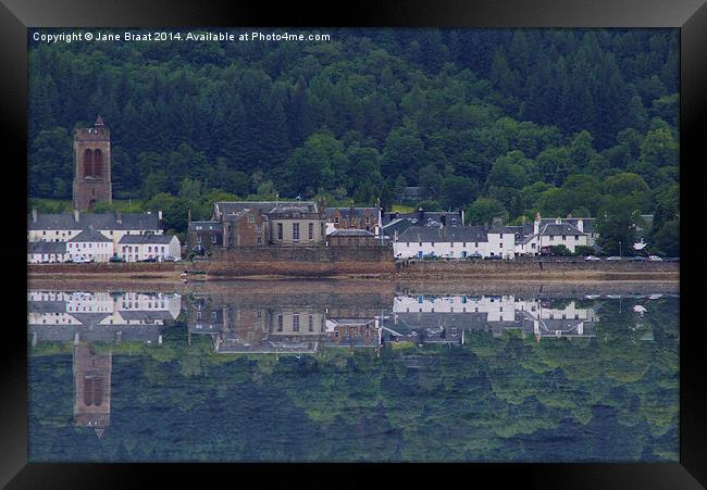 A Haunting Glimpse of Inveraray's Past Framed Print by Jane Braat