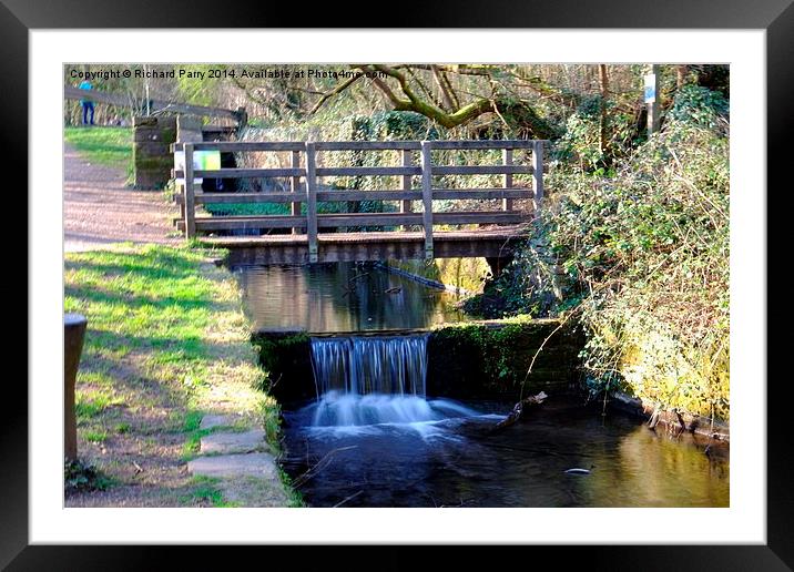 Glamorganshire Canal Framed Mounted Print by Richard Parry