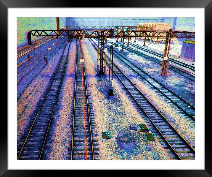 In Transit Framed Mounted Print by Tammy Winand