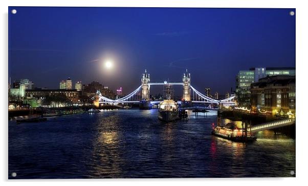 Tower Bridge London Acrylic by Jason Green
