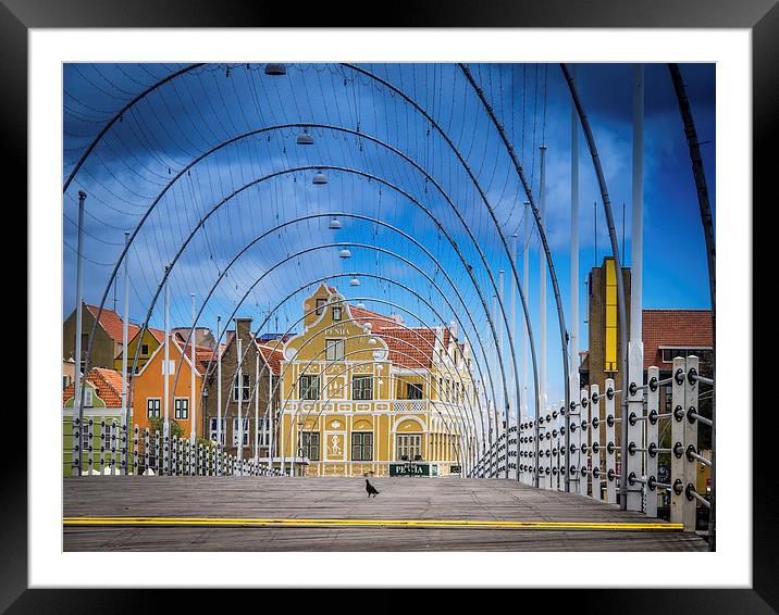 Views around Curacao capital city Framed Mounted Print by Gail Johnson