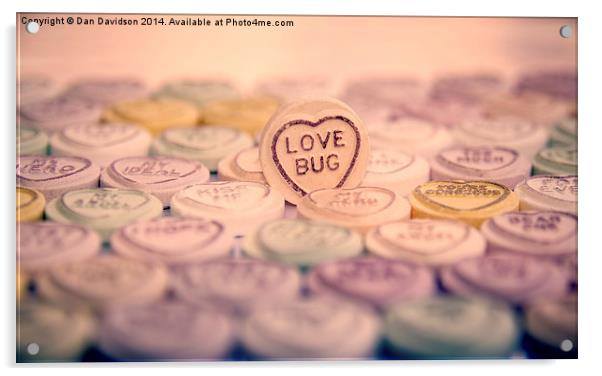 Love Bug Acrylic by Dan Davidson