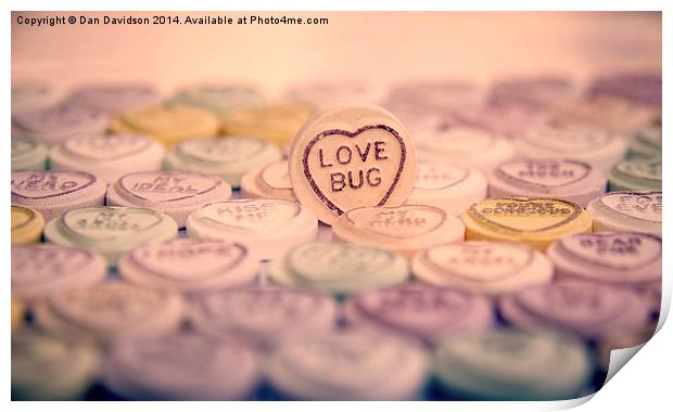 Love Bug Print by Dan Davidson