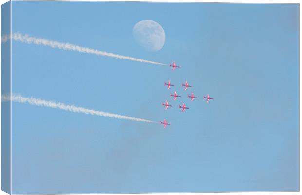 The Red Arrows Canvas Print by Tim  Senior