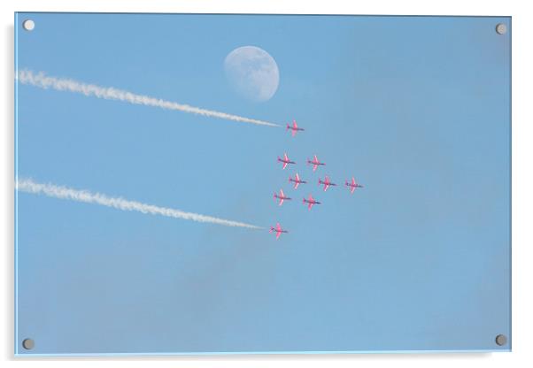 The Red Arrows Acrylic by Tim  Senior