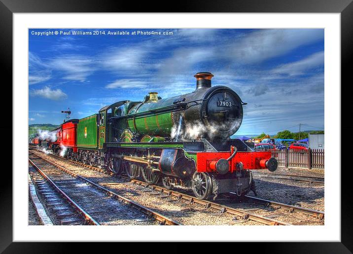 In The Railway Yard Framed Mounted Print by Paul Williams