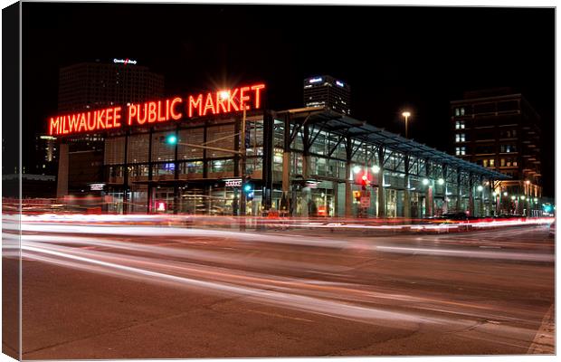Milwaukee Public Market Canvas Print by Jonah Anderson Photography