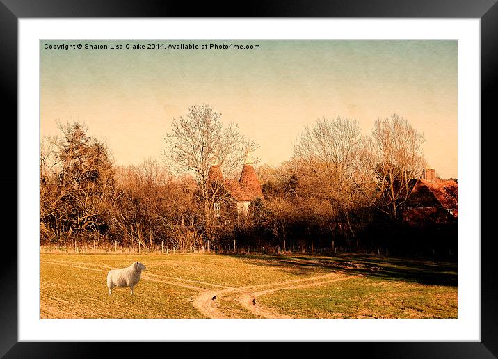 Rural England Framed Mounted Print by Sharon Lisa Clarke
