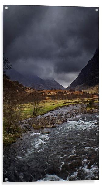 Skyfall in Glencoe Acrylic by Geo Harris