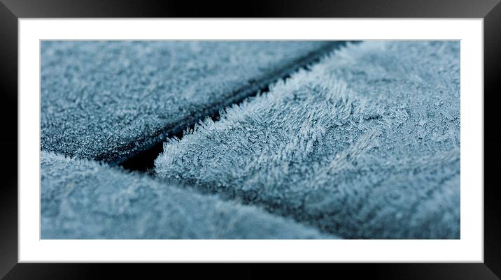 Abstract Frost Framed Mounted Print by Heather Wise