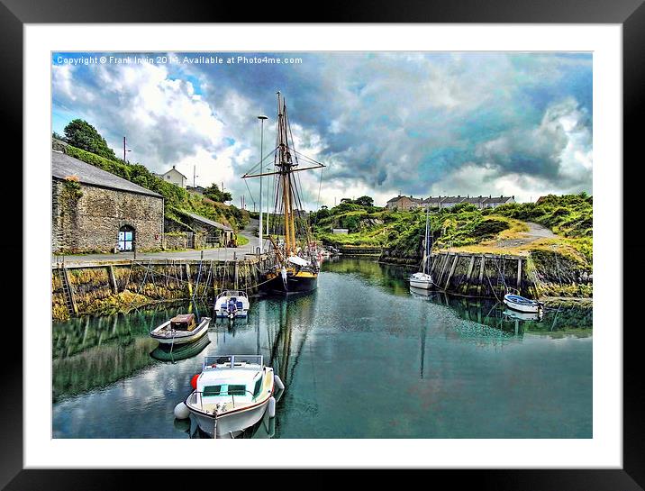 The Inner Amlwych Harbour, Anglsey, North Wales Framed Mounted Print by Frank Irwin