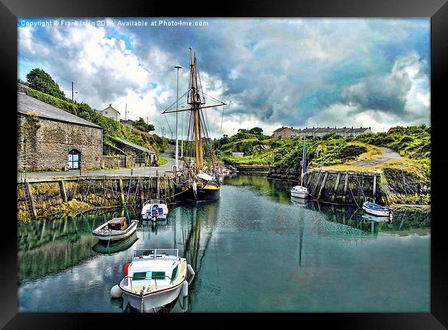 The Inner Amlwych Harbour, Anglsey, North Wales Framed Print by Frank Irwin
