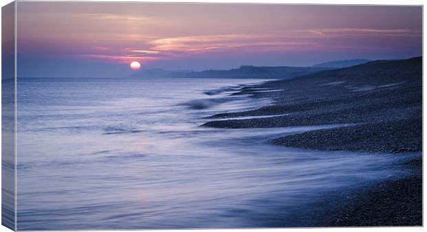Norfolk Coast Sunrise Canvas Print by Mike French