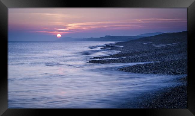 Norfolk Coast Sunrise Framed Print by Mike French