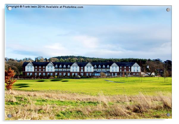 The De Vere Carden Park Country Club Acrylic by Frank Irwin