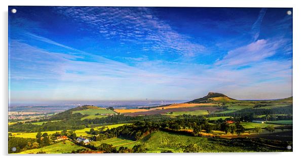 Roseberry Topping Acrylic by Dave Hudspeth Landscape Photography