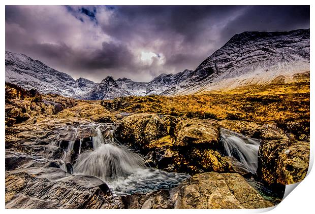The Cullins, Isle of Skye Print by Dave Hudspeth Landscape Photography