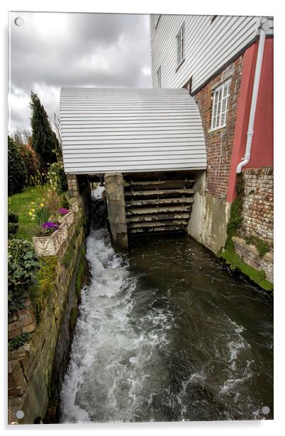 Water mill Acrylic by Thanet Photos