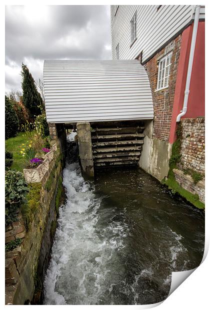 Water mill Print by Thanet Photos