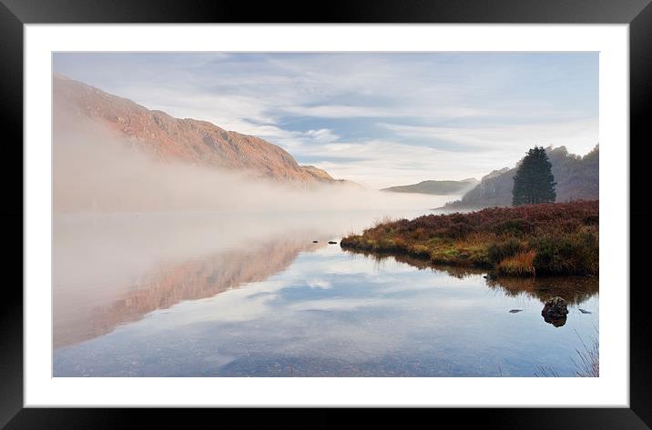 Llyn Dinas Framed Mounted Print by Rory Trappe