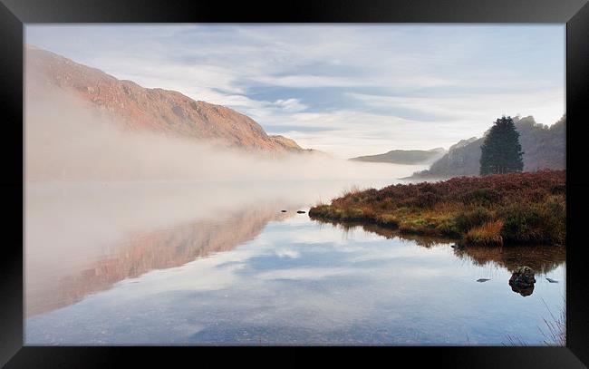 Llyn Dinas Framed Print by Rory Trappe